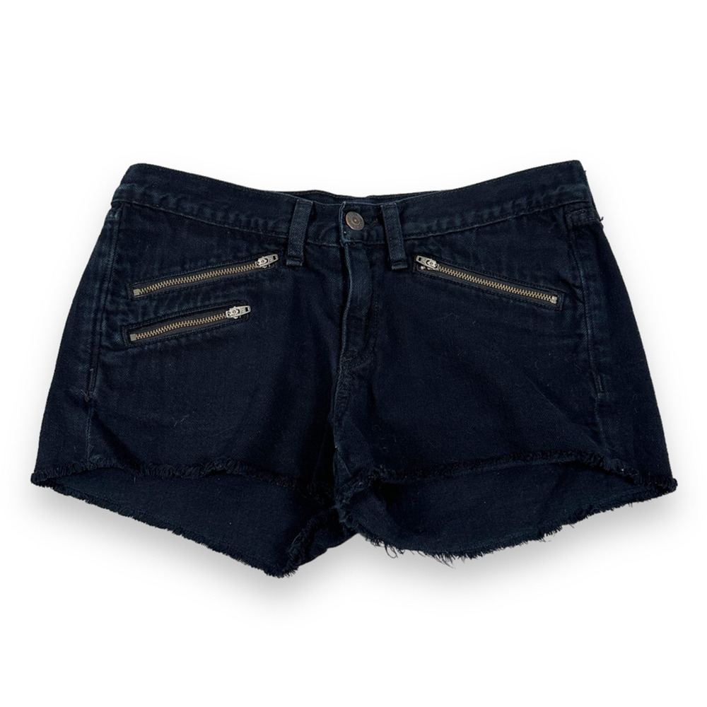 rag & bone Black Jean Shorts